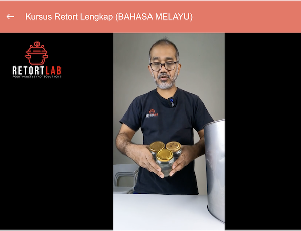 Cara menggunakan botol kaca sebagai bekas makanan retort