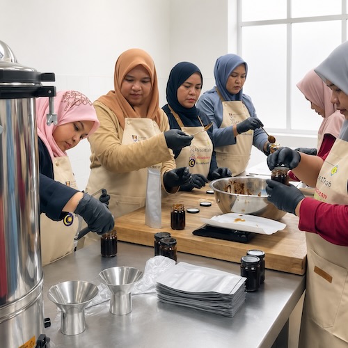 kelas retort intensif berkumpulan